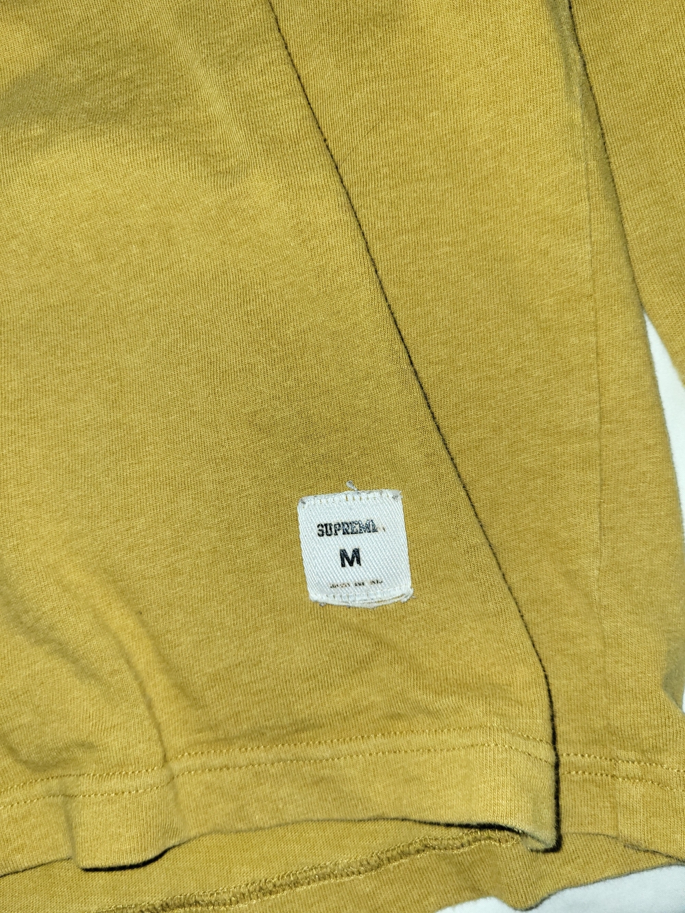 Supreme Yellow Hoodie - Picture 2 of 4